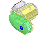 EV Drivetrain Azure 3D Model