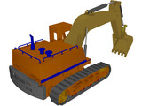 Excavator 3D Model