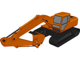 Excavator 3D Model preview
