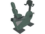Exercise Bike Recline XT 3D Model