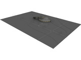 Exhibition Building 3D Model preview