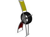 Exhibitor Tire Stand 3D Model preview