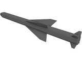 Exocet Missile 3D Model