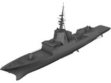F-100 Norway Frigate 3D Model preview