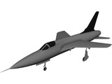 F-105 Thunderchief 3D Model preview