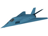 F-117A 3D Model preview