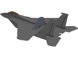 F-15 Eagle RC Foamy 3D Model preview