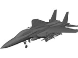 F-15E 3D Model preview