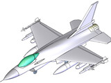 F-16 Falcon 3D Model