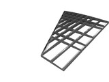 F-16 Wing Structure 3D Model preview