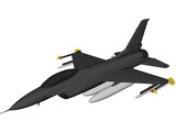 F-16C 3D Model preview