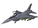 F-16C USAF 3D Model preview