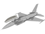 F-16D Block 52 Fighting Falcon 3D Model