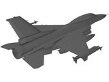 F-16D 3D Model