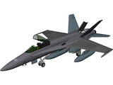 F-18 VFA-151 Hornet 3D Model preview