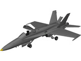 F-18C 3D Model preview