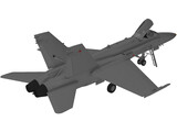 F-18C 3D Model