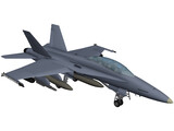 F-18D 3D Model preview