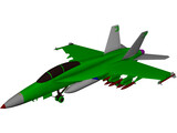 F-18F 3D Model preview