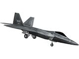 F-22 Raptor 3D Model preview