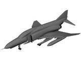 F-4E Phantom 3D Model preview