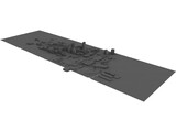 F1 Phoenix Grand Prix Track 1991 Layout 3D Model preview