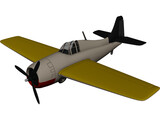 F4F Wildcat 3D Model preview