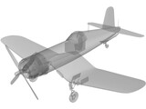 F4U-5 Corsair 3D Model