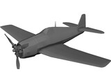 F6F Hellcat 3D Model preview