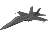 F/A-18C Super Hornet 3D Model preview