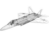 F/A-22 Raptor 3D Model