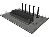 Factory 3D Model preview
