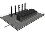 Factory 3D Model
