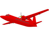 Fairchild Hiller FH-227 3D Model