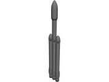 Falcon 9 Rocket 3D Model preview