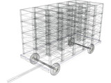 Farm Fruit Wagon 3D Model