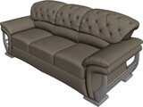 Fashion Multiplayer Sofa 3D Model preview
