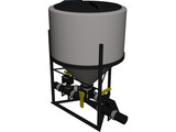 Feeder Tank with Control Valves 3D Model preview
