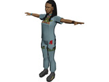 Female Multiple Outfits 3D Model preview