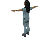Female Multiple Outfits 3D Model