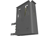 Female USB Connector 3D Model