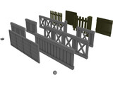 Fences Collection 3D Model preview