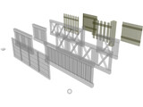 Fences Collection 3D Model
