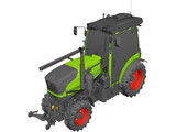 Fendt 200 V Vario 3D Model preview