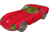 Ferrari 250 GTO (1962) 3D Model preview