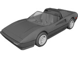 Ferrari 308 GTS 3D Model preview