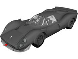 Ferrari 330P4 (1967) 3D Model preview