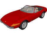 Ferrari 365 GTS4 Daytona Spyder (1972) 3D Model preview