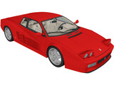 Ferrari 512 Testarossa 3D Model
