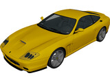 Ferrari 575M Maranello (2002) 3D Model preview
